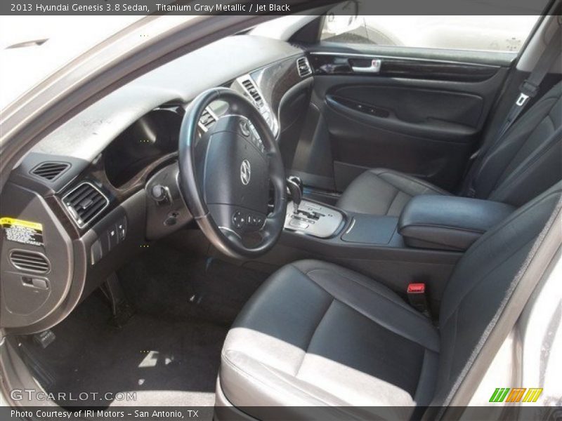 Titanium Gray Metallic / Jet Black 2013 Hyundai Genesis 3.8 Sedan