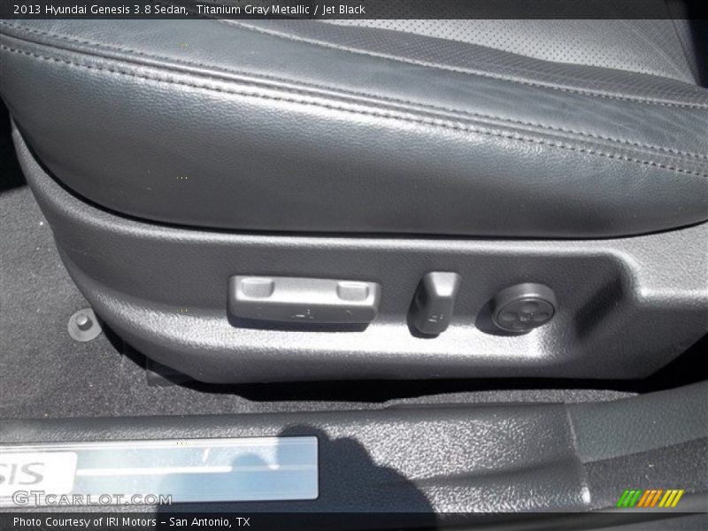Titanium Gray Metallic / Jet Black 2013 Hyundai Genesis 3.8 Sedan