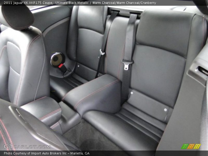 Rear Seat of 2011 XK XKR175 Coupe
