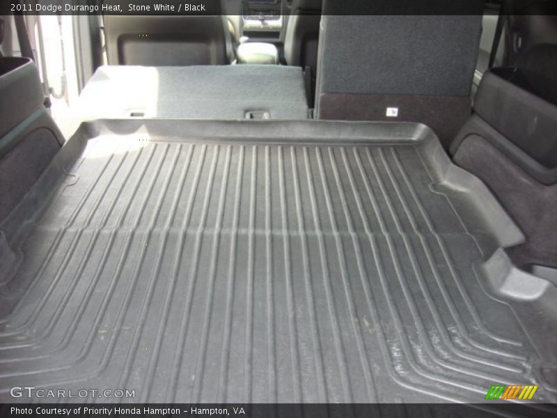 Stone White / Black 2011 Dodge Durango Heat