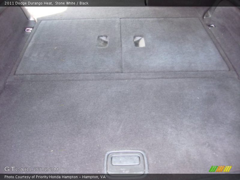 Stone White / Black 2011 Dodge Durango Heat