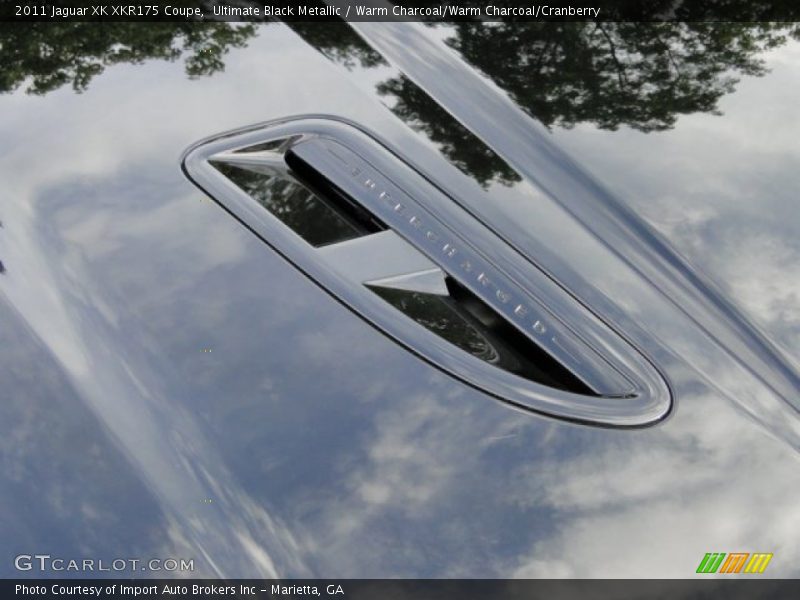 Ultimate Black Metallic / Warm Charcoal/Warm Charcoal/Cranberry 2011 Jaguar XK XKR175 Coupe