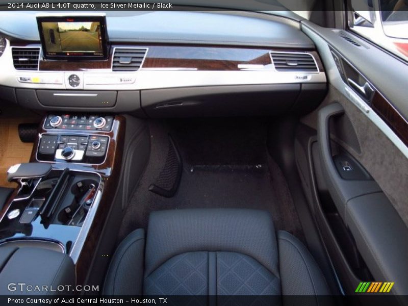 Ice Silver Metallic / Black 2014 Audi A8 L 4.0T quattro