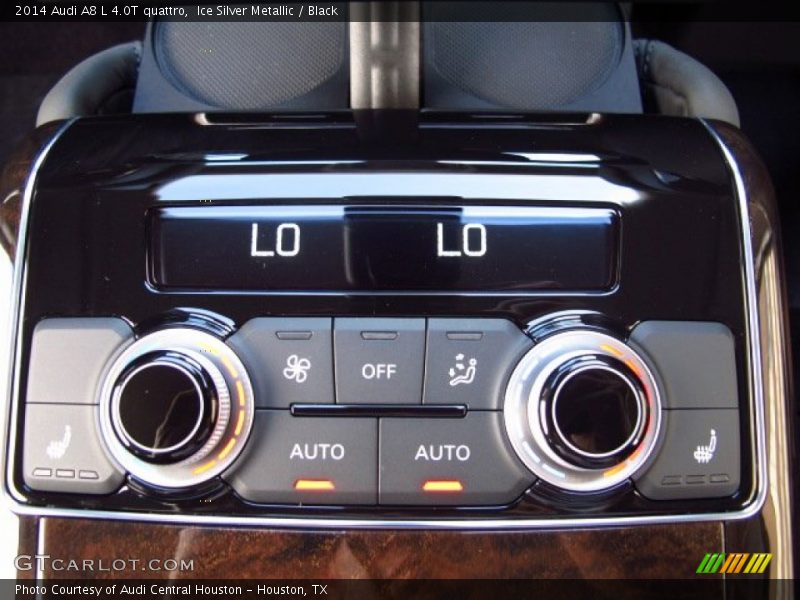 Ice Silver Metallic / Black 2014 Audi A8 L 4.0T quattro