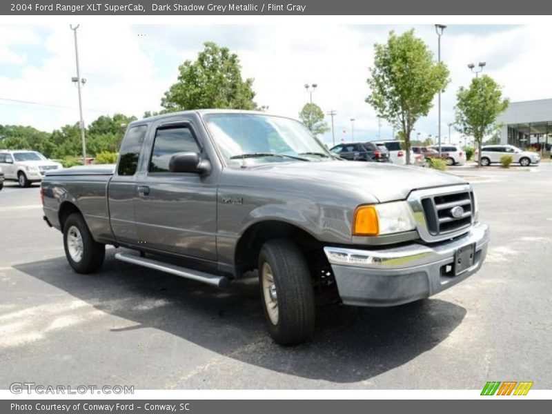 Dark Shadow Grey Metallic / Flint Gray 2004 Ford Ranger XLT SuperCab