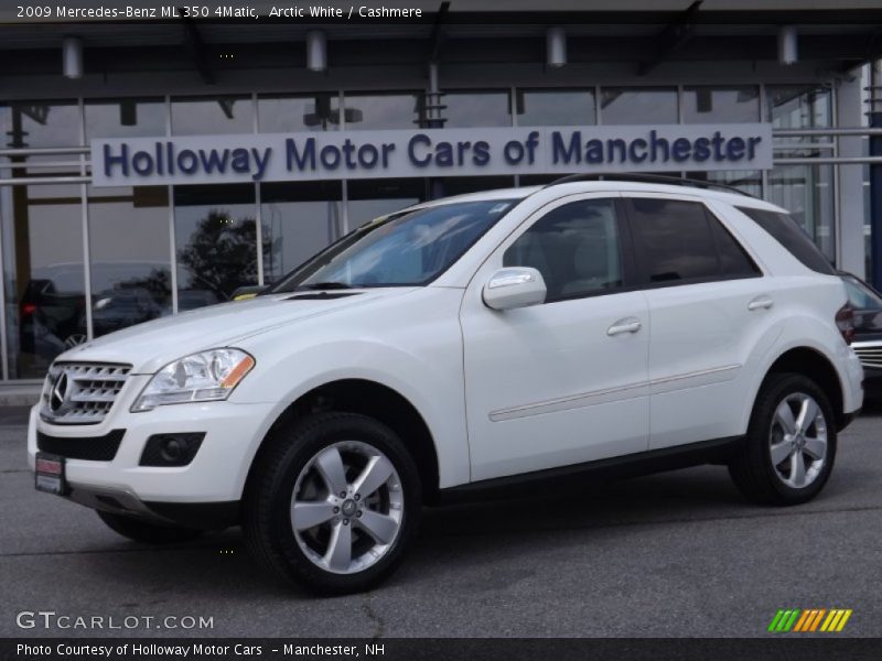 Arctic White / Cashmere 2009 Mercedes-Benz ML 350 4Matic