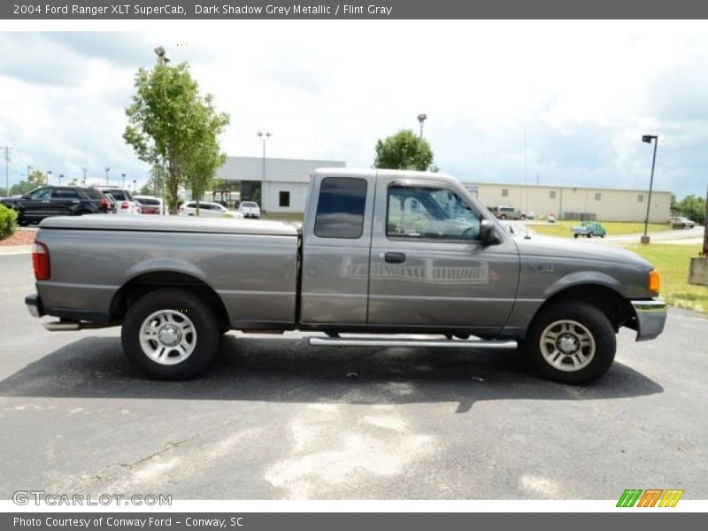 Dark Shadow Grey Metallic / Flint Gray 2004 Ford Ranger XLT SuperCab