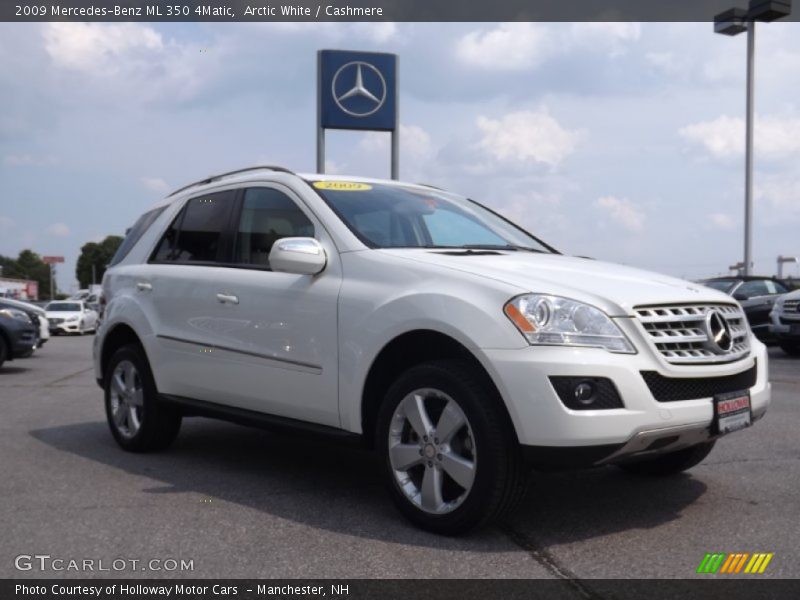 Arctic White / Cashmere 2009 Mercedes-Benz ML 350 4Matic
