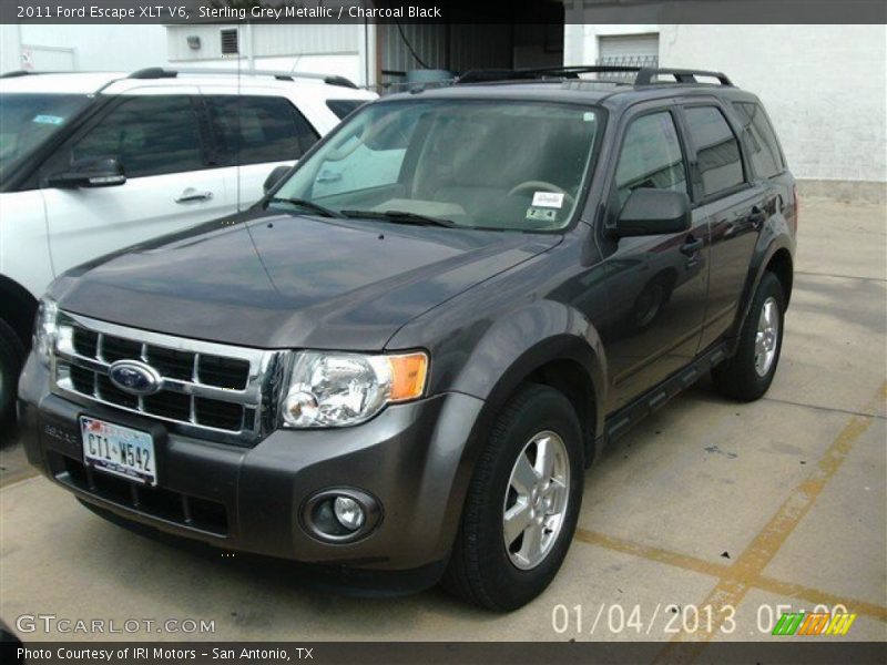 Sterling Grey Metallic / Charcoal Black 2011 Ford Escape XLT V6