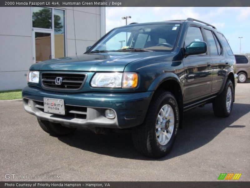 Huntsman Green Metallic / Beige 2000 Honda Passport LX 4x4
