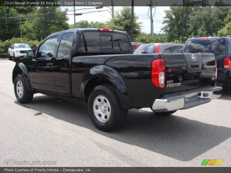Super Black / Graphite 2010 Nissan Frontier XE King Cab