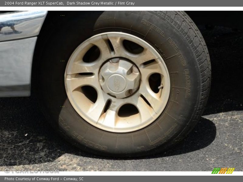 Dark Shadow Grey Metallic / Flint Gray 2004 Ford Ranger XLT SuperCab