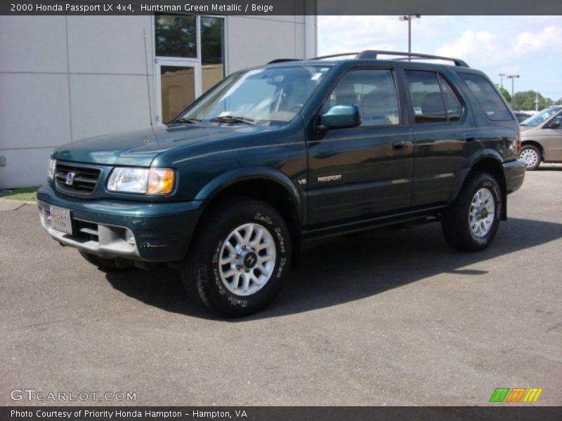 Huntsman Green Metallic / Beige 2000 Honda Passport LX 4x4