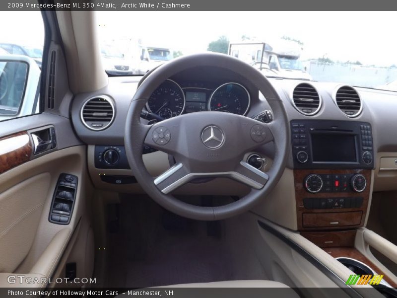 Arctic White / Cashmere 2009 Mercedes-Benz ML 350 4Matic
