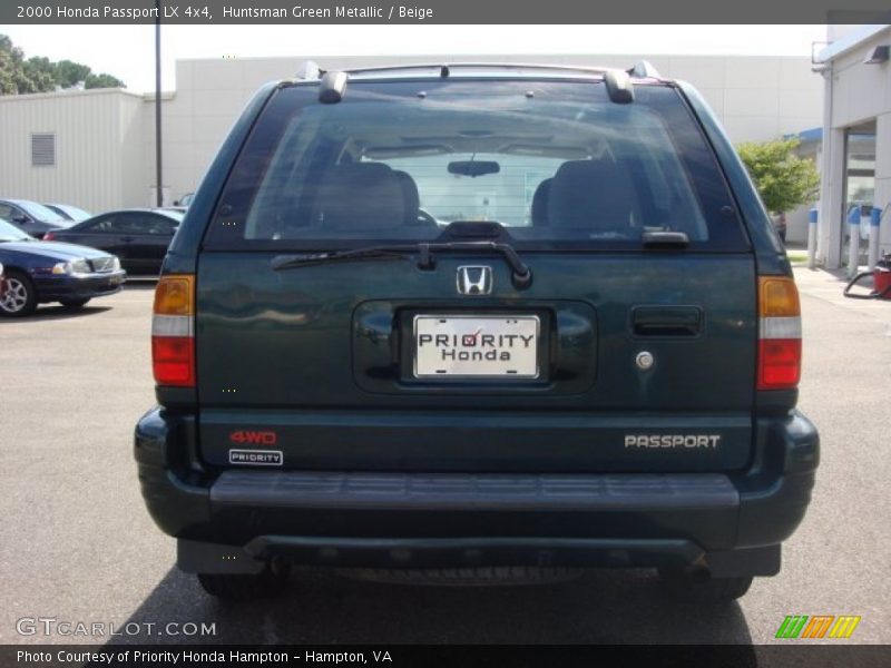 Huntsman Green Metallic / Beige 2000 Honda Passport LX 4x4