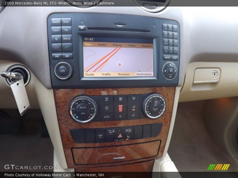 Arctic White / Cashmere 2009 Mercedes-Benz ML 350 4Matic