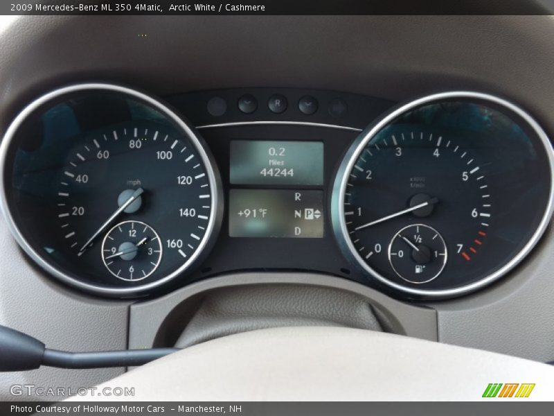Arctic White / Cashmere 2009 Mercedes-Benz ML 350 4Matic