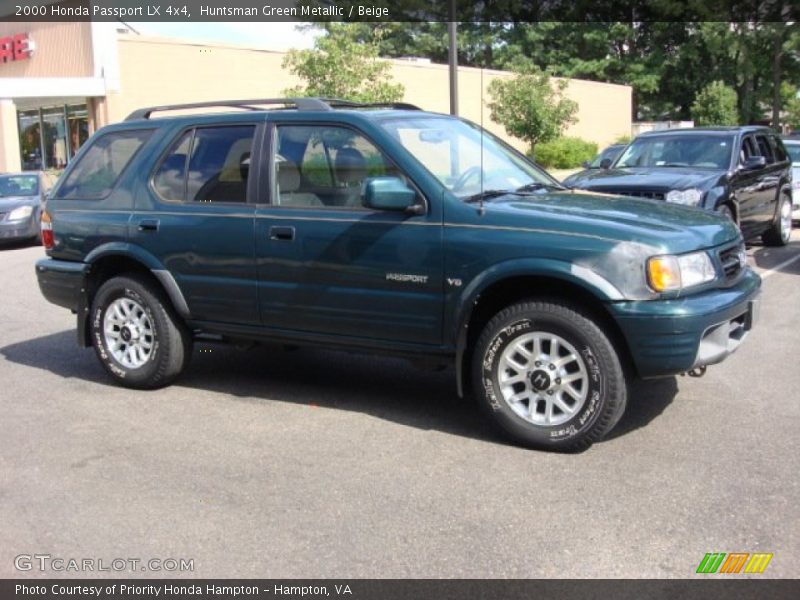 Huntsman Green Metallic / Beige 2000 Honda Passport LX 4x4