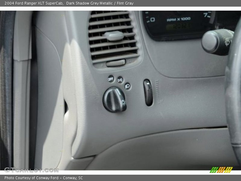 Dark Shadow Grey Metallic / Flint Gray 2004 Ford Ranger XLT SuperCab