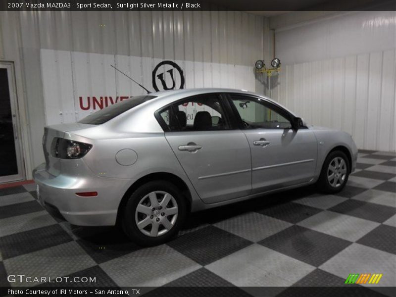 Sunlight Silver Metallic / Black 2007 Mazda MAZDA3 i Sport Sedan