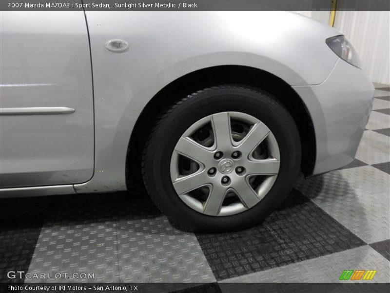 Sunlight Silver Metallic / Black 2007 Mazda MAZDA3 i Sport Sedan