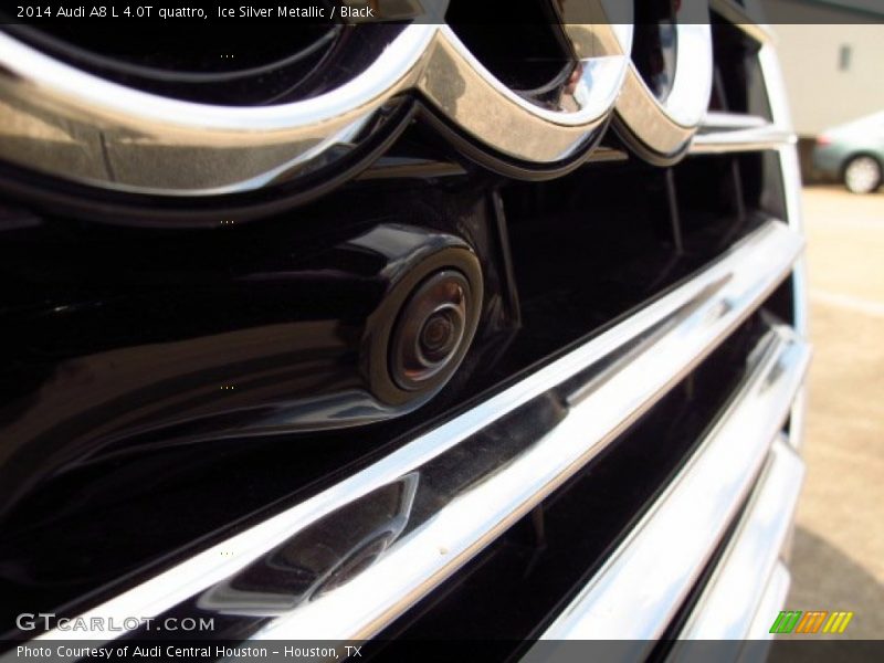 Ice Silver Metallic / Black 2014 Audi A8 L 4.0T quattro
