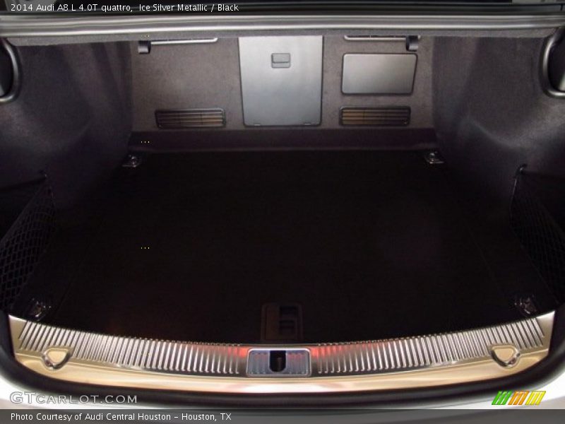 Ice Silver Metallic / Black 2014 Audi A8 L 4.0T quattro