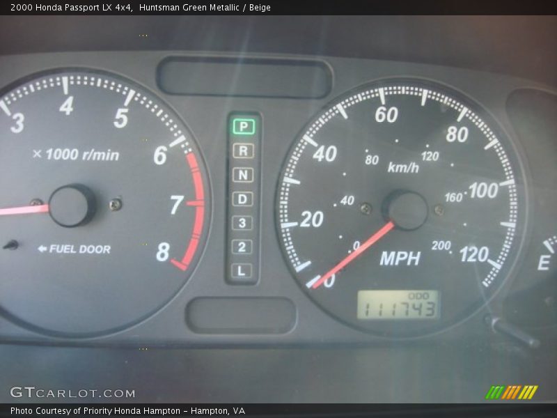Huntsman Green Metallic / Beige 2000 Honda Passport LX 4x4
