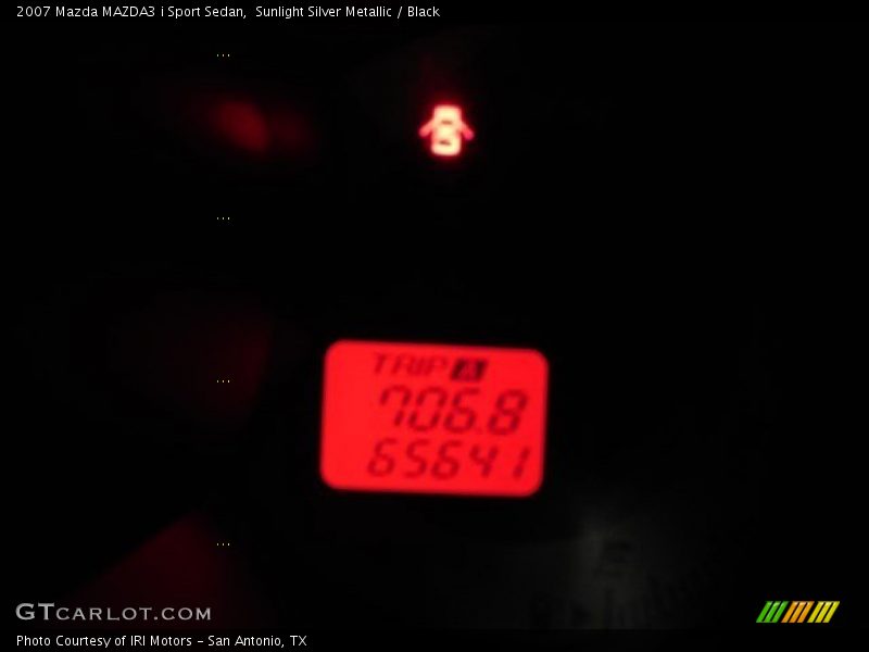 Sunlight Silver Metallic / Black 2007 Mazda MAZDA3 i Sport Sedan