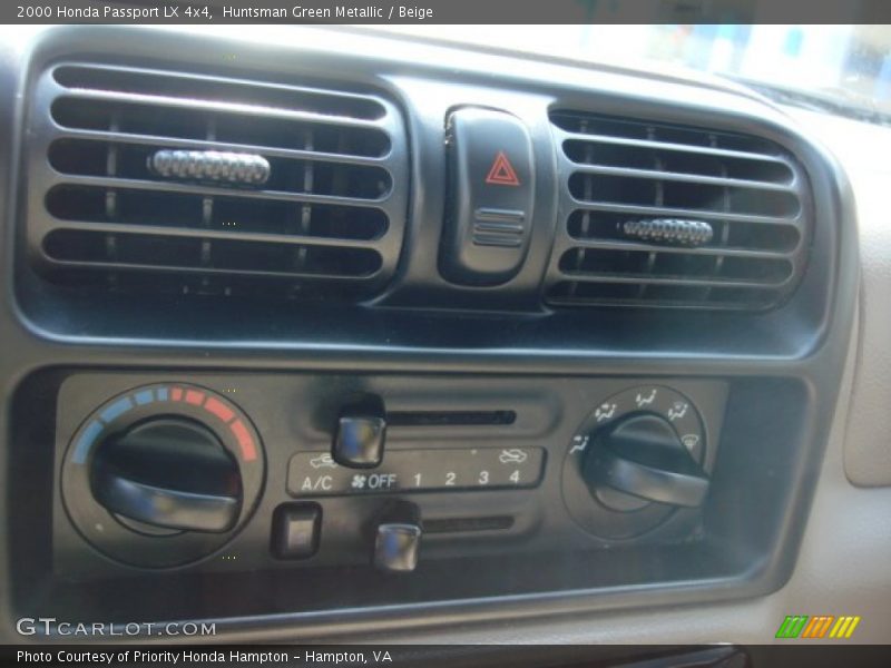 Huntsman Green Metallic / Beige 2000 Honda Passport LX 4x4