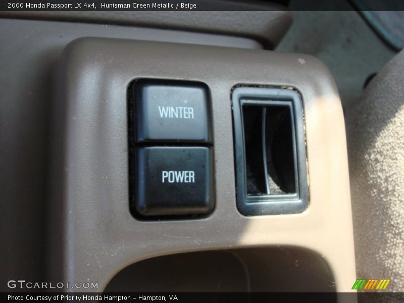 Huntsman Green Metallic / Beige 2000 Honda Passport LX 4x4