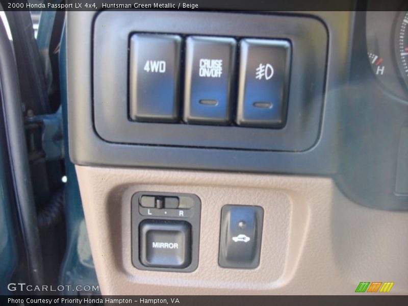 Controls of 2000 Passport LX 4x4