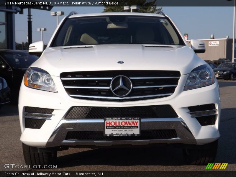 Polar White / Almond Beige 2014 Mercedes-Benz ML 350 4Matic