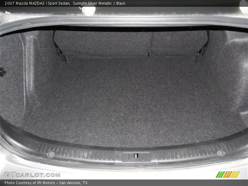 Sunlight Silver Metallic / Black 2007 Mazda MAZDA3 i Sport Sedan