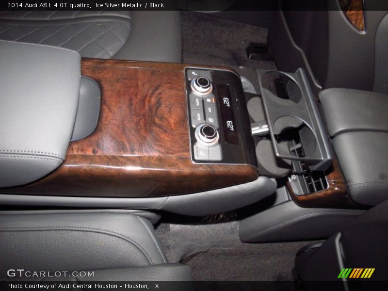 Ice Silver Metallic / Black 2014 Audi A8 L 4.0T quattro