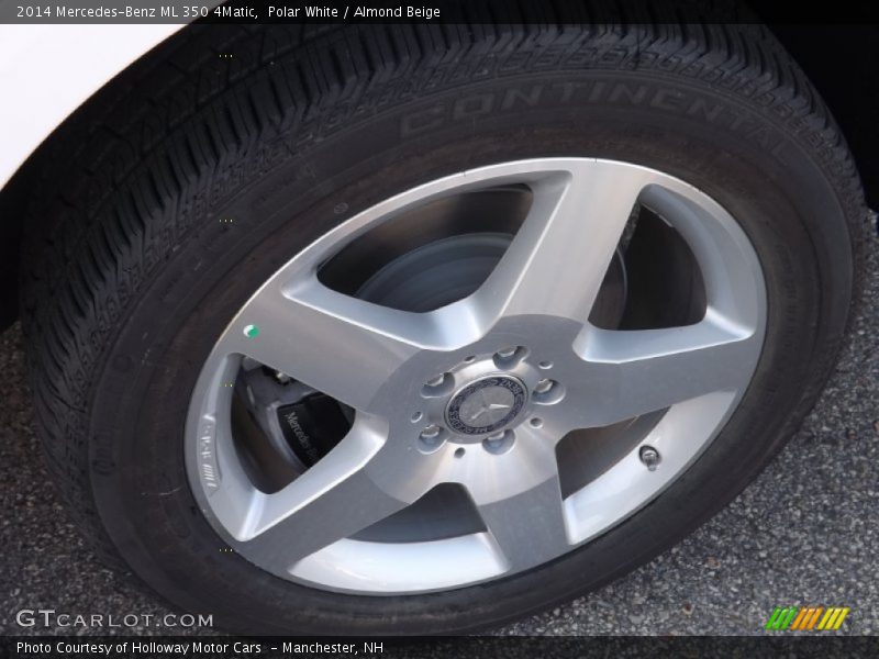Polar White / Almond Beige 2014 Mercedes-Benz ML 350 4Matic