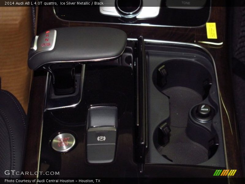 Ice Silver Metallic / Black 2014 Audi A8 L 4.0T quattro