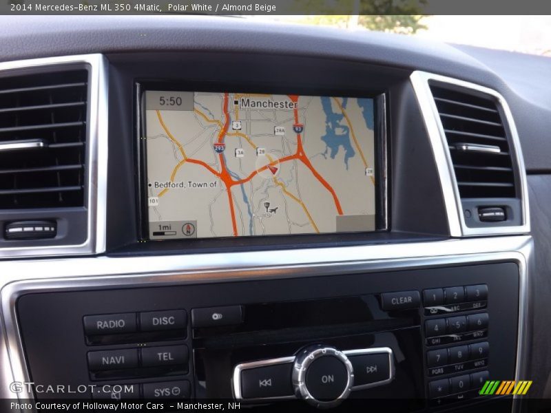 Polar White / Almond Beige 2014 Mercedes-Benz ML 350 4Matic