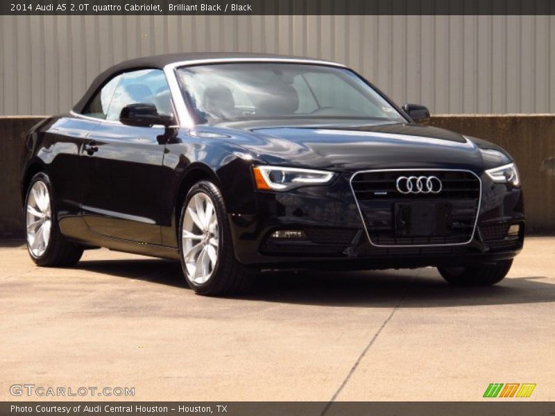 Brilliant Black / Black 2014 Audi A5 2.0T quattro Cabriolet