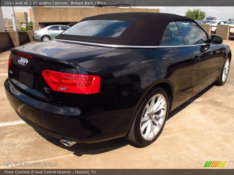 Brilliant Black / Black 2014 Audi A5 2.0T quattro Cabriolet