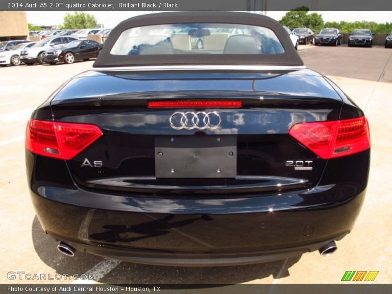 Brilliant Black / Black 2014 Audi A5 2.0T quattro Cabriolet