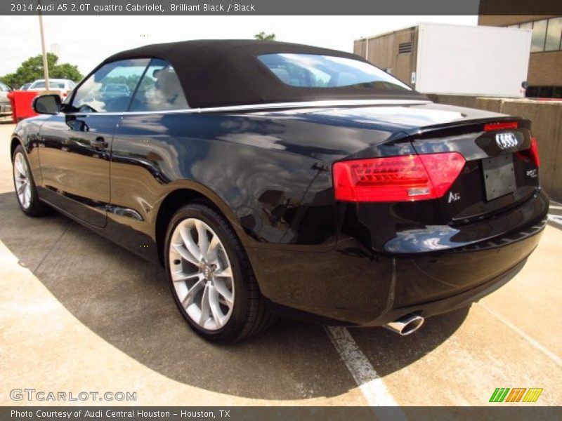 Brilliant Black / Black 2014 Audi A5 2.0T quattro Cabriolet