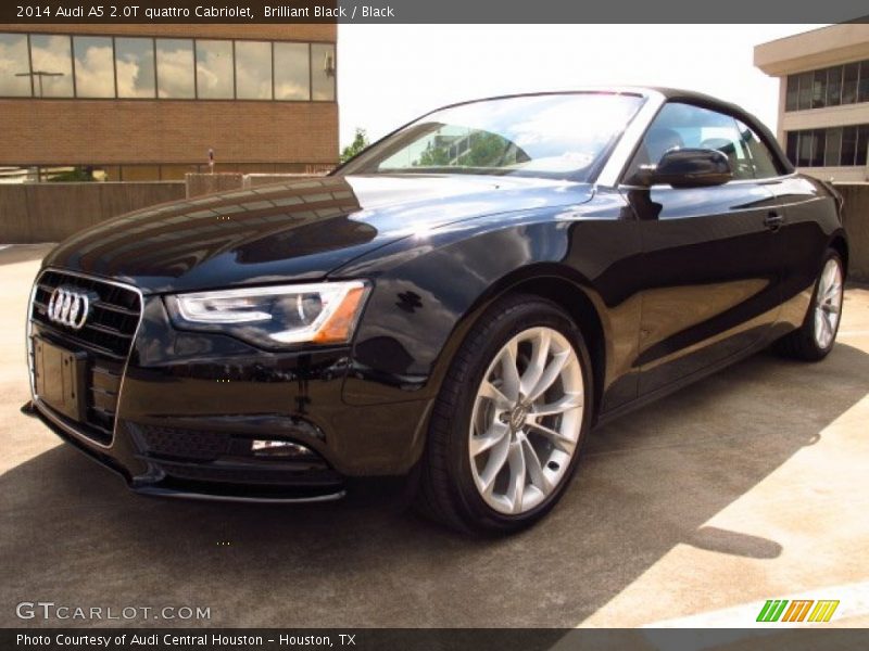 Brilliant Black / Black 2014 Audi A5 2.0T quattro Cabriolet