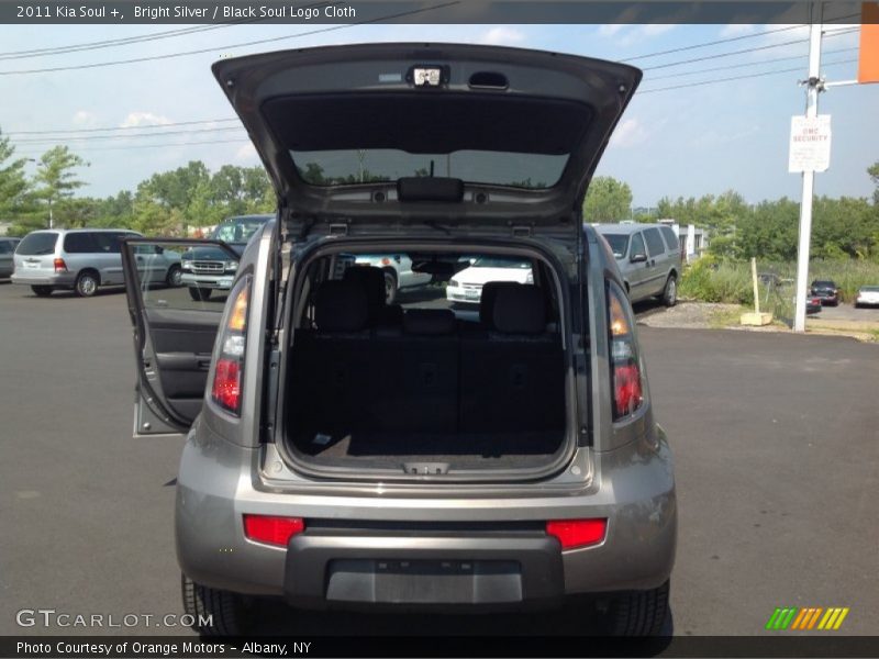 Bright Silver / Black Soul Logo Cloth 2011 Kia Soul +