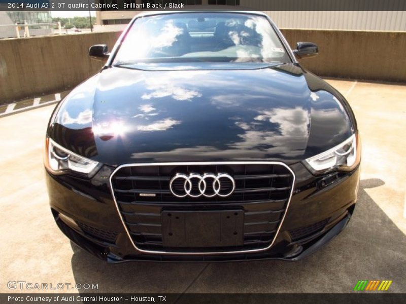 Brilliant Black / Black 2014 Audi A5 2.0T quattro Cabriolet