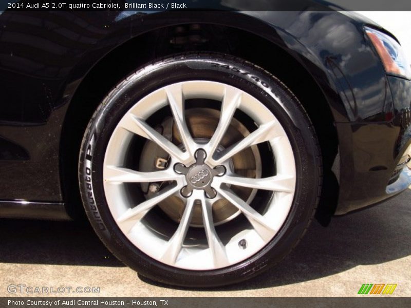 Brilliant Black / Black 2014 Audi A5 2.0T quattro Cabriolet