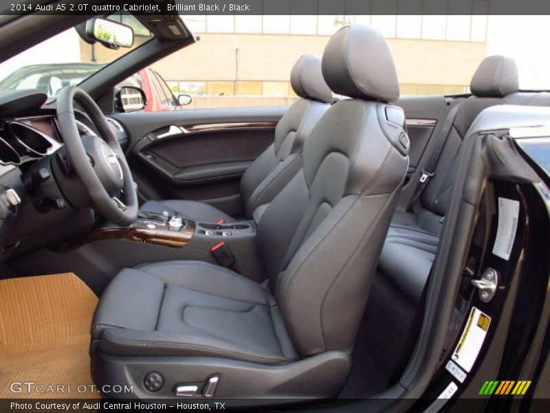  2014 A5 2.0T quattro Cabriolet Black Interior