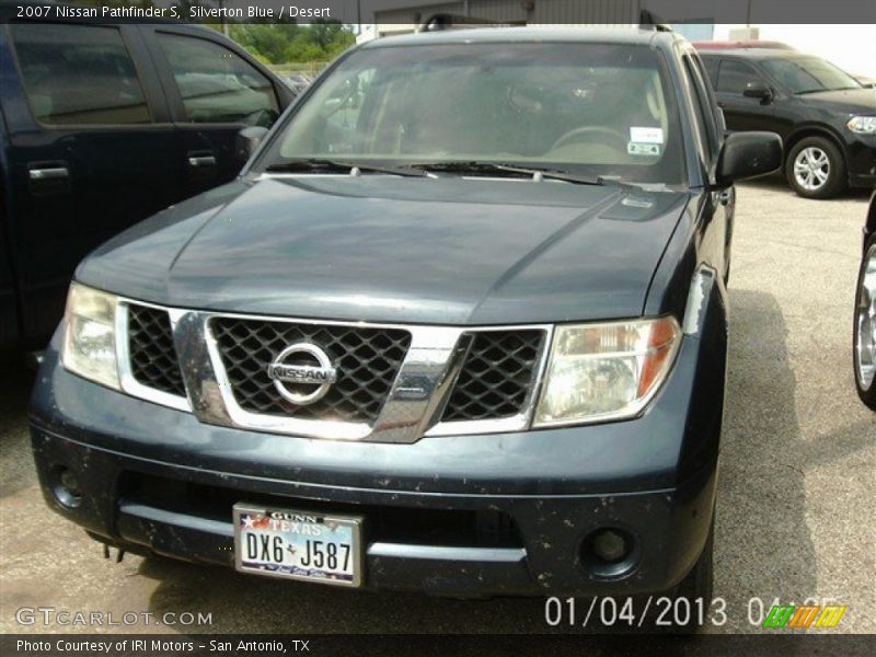 Silverton Blue / Desert 2007 Nissan Pathfinder S