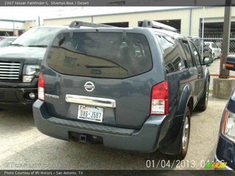 Silverton Blue / Desert 2007 Nissan Pathfinder S