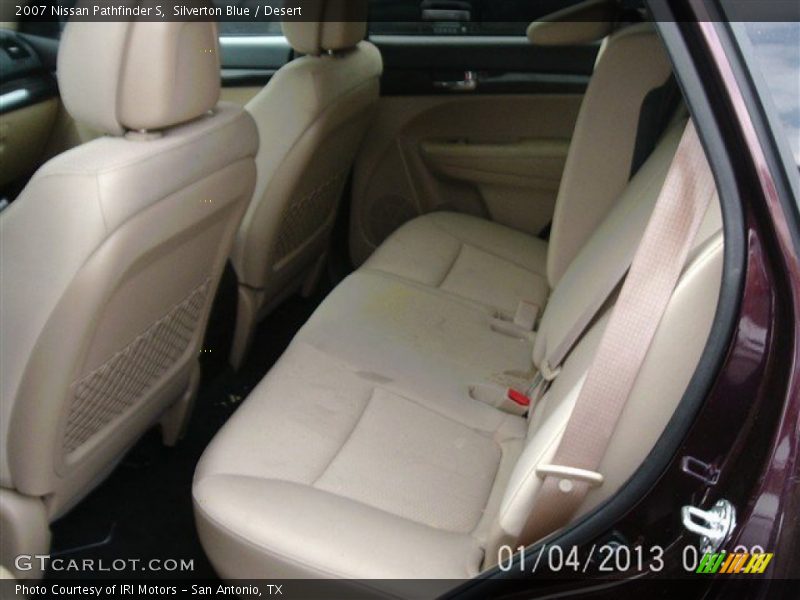 Silverton Blue / Desert 2007 Nissan Pathfinder S